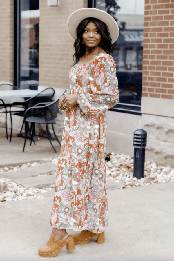 It's Your Place Multi Floral Midi Dress - Image 5